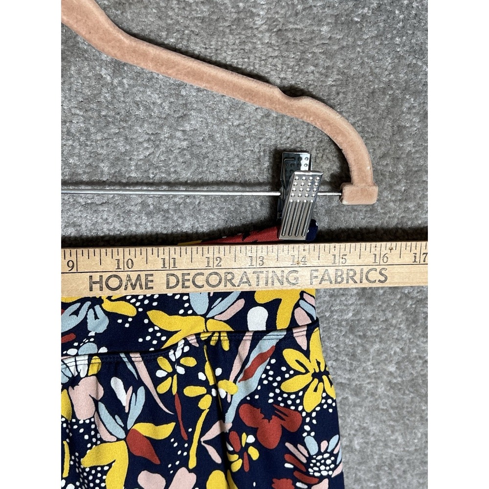 Title Nine Pull On Skort Womens Size S Blue Yellow Floral Stretch Golf Tennis - Picture 6 of 7